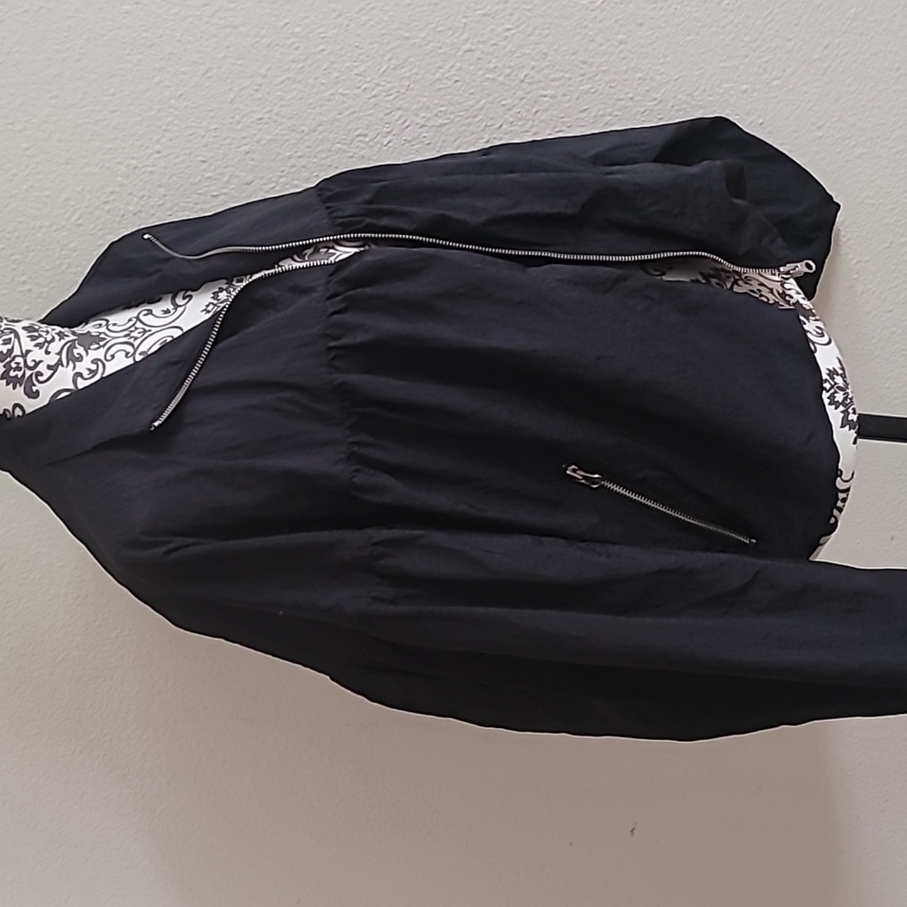 🪻 FREE PEOPLE ZIP BALLOON SLEEVES BOMBER JACKET. - Picture 5 of 11